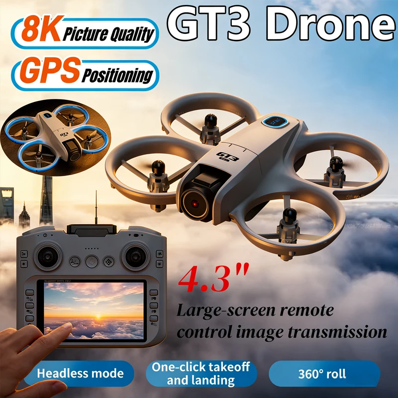 Drone Camera Professional - Nuevo Mini Dron GT3 2026, 8K,